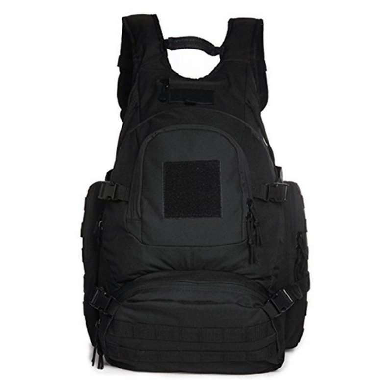 Taktischer Schwarzer Rucksack mit Laptopfach – Bild 3